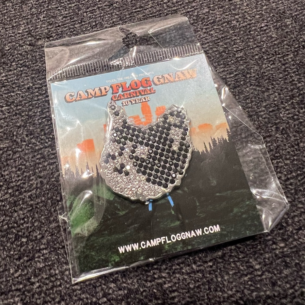 Camp Flog Gnaw Cat Pin